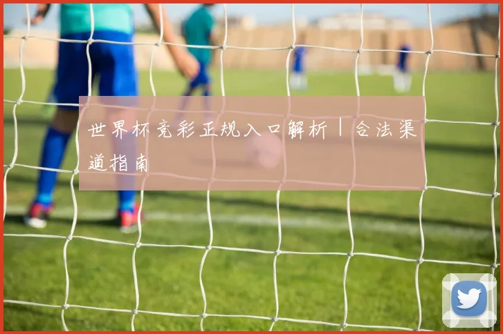 世界杯竞彩正规入口解析｜合法渠道指南