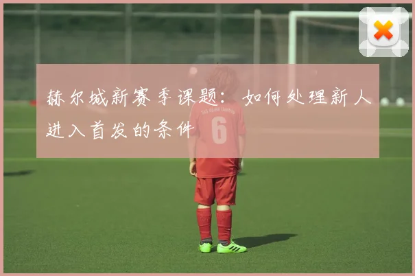 赫尔城新赛季课题：如何处理新人进入首发的条件
